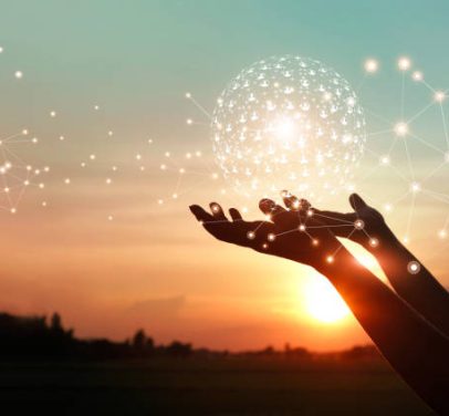 istockphoto-1165058709-612x612 Man hands holding global network and data customer connection on nature background.