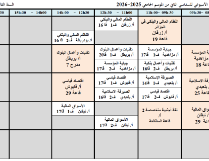 سنة ثالثة اقتصاد نقدي ومالي