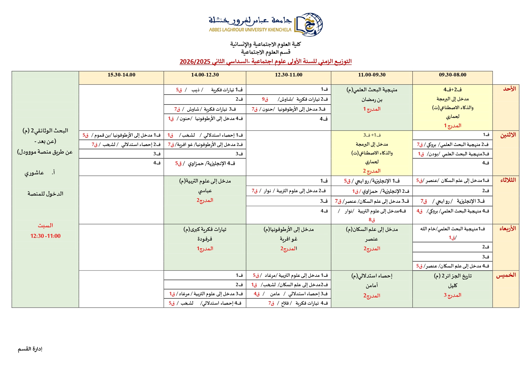 ل1 علوم اجتماعية