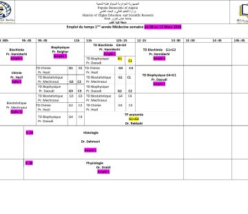 Emploi 1ere année du 8 au 12 Mars 2026_page-0001