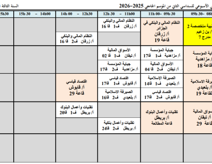 السنة الثالثة اقتصاد نقدي ومالي
