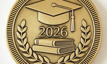 2026 Graduation Enamel Pin _ Antique Brass Cap & Book Laurel Wreath Badge 2026 Graduation Enamel Pin _ Antique Brass Cap & Book Laurel Wreath Badge