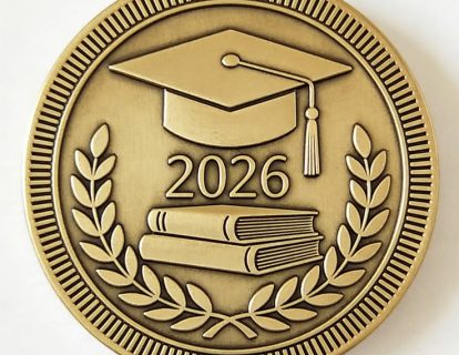 2026 Graduation Enamel Pin _ Antique Brass Cap & Book Laurel Wreath Badge 2026 Graduation Enamel Pin _ Antique Brass Cap & Book Laurel Wreath Badge