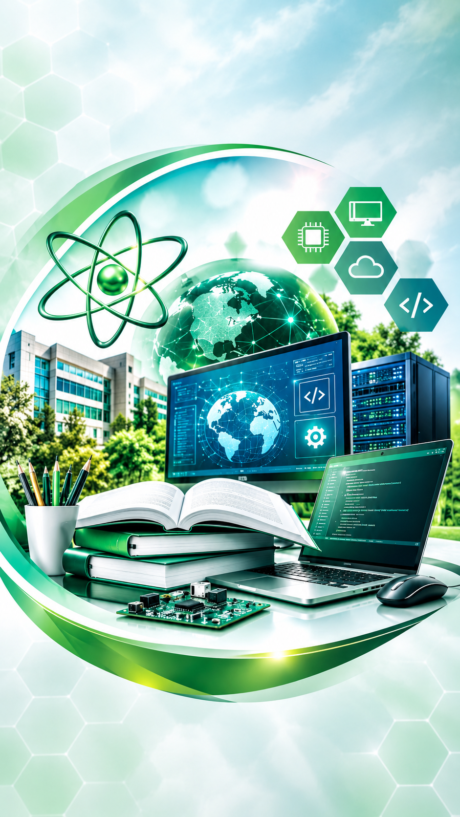 Bureau futuriste des sciences et technologies